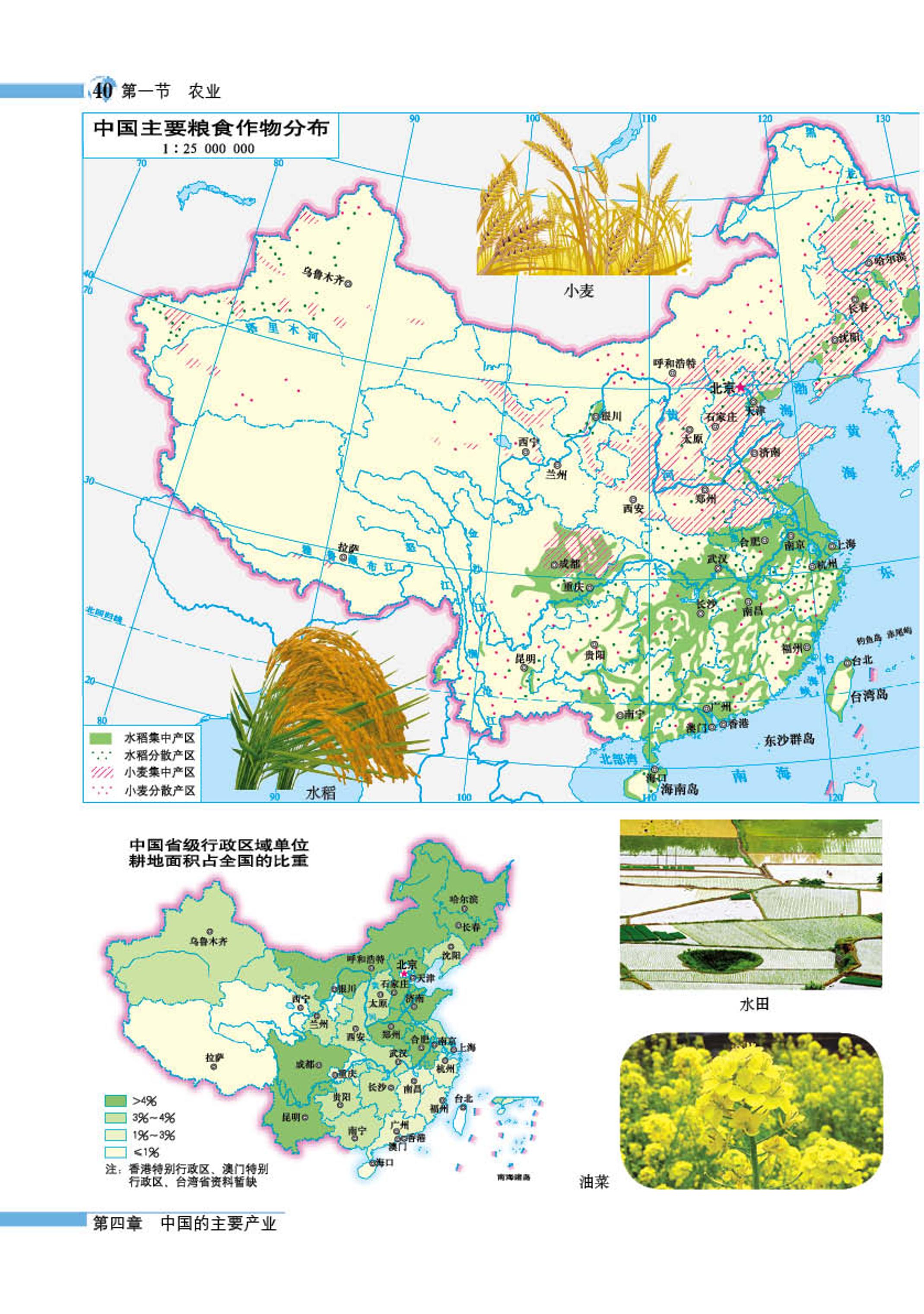 义务教育教科书·地理图册八年级上册(主编:朱翔&周瑞祥&刘新民)(配套