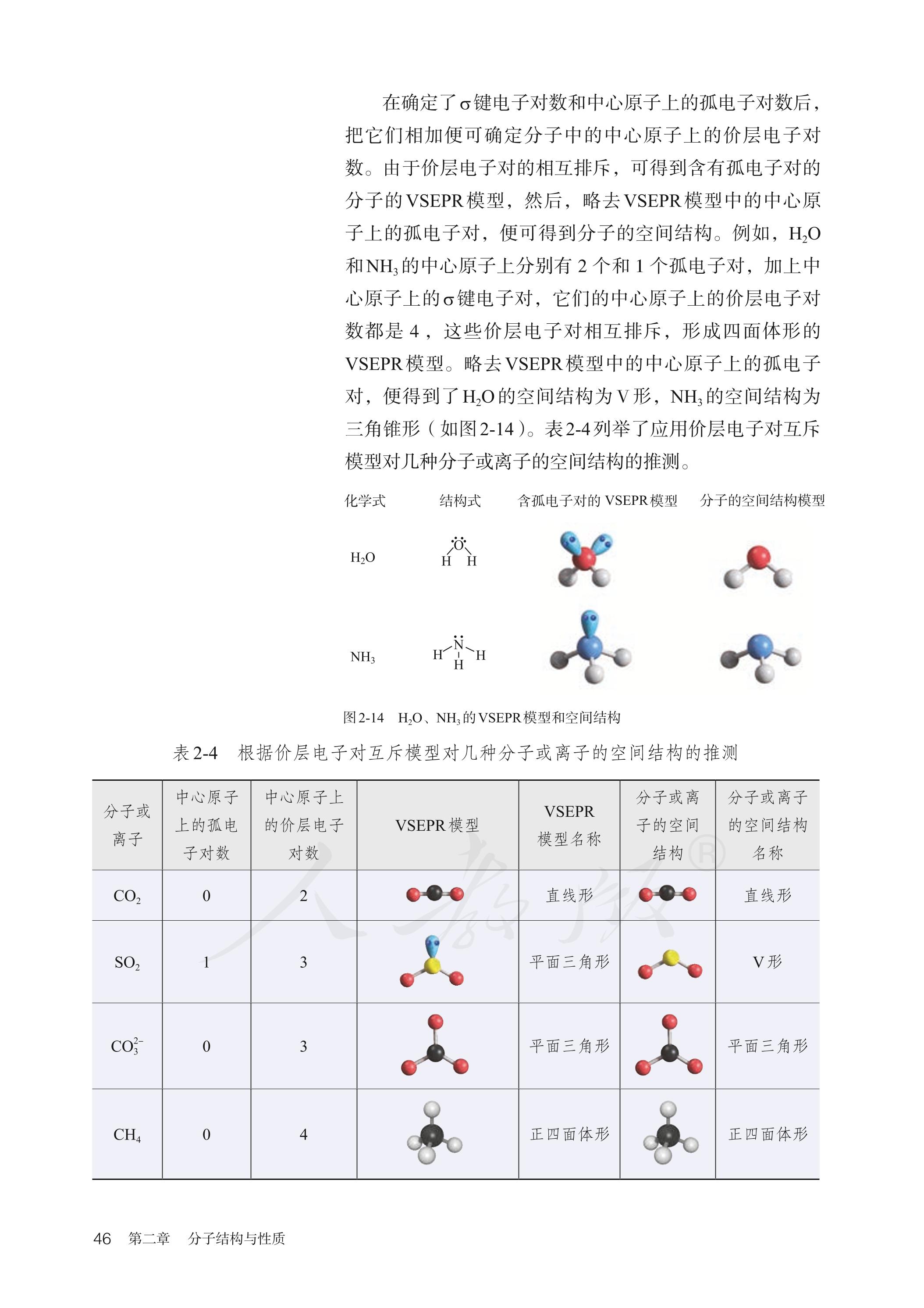 普通高中教科书·化学选择性必修2 物质结构与性质（人教版）PDF高清文档下载